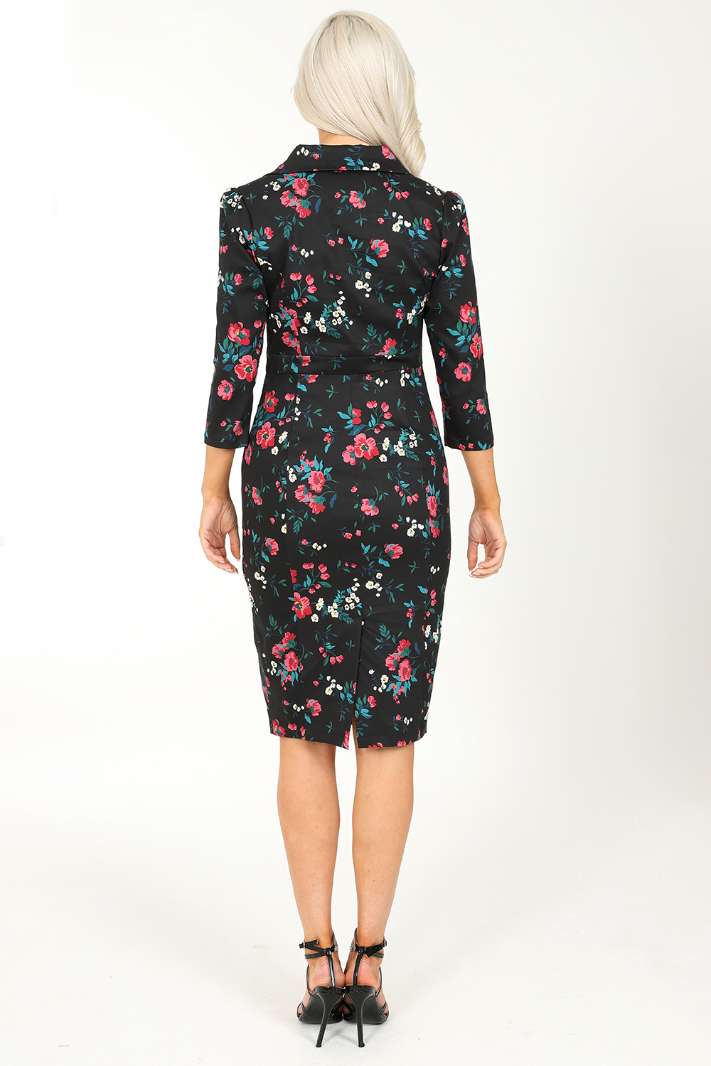 Becky Floral Wiggle Dress